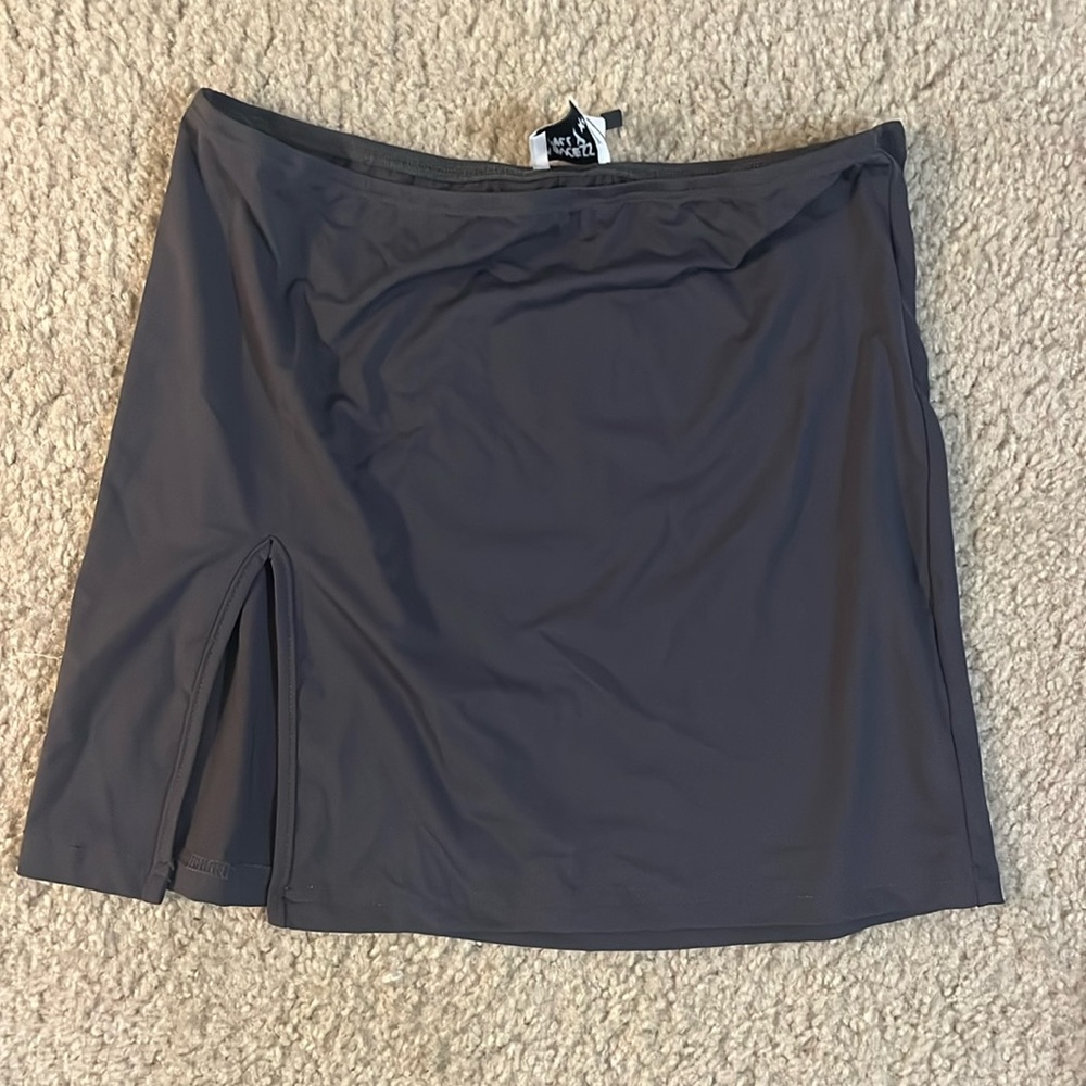 Gray Micro Skirt - image 1
